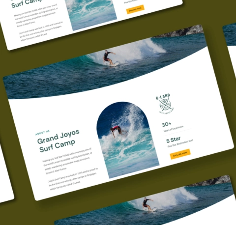 Tidak menggunakan design template